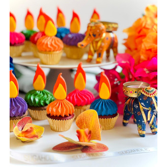 Diya Mini Cupcake ( per piece ) 